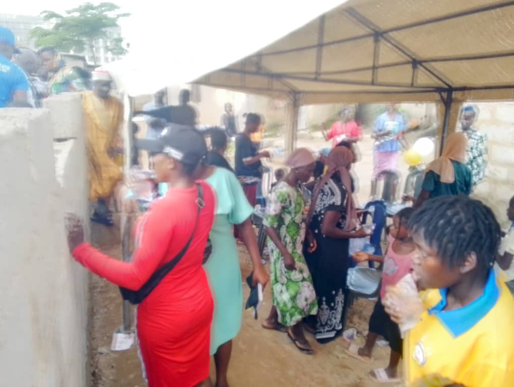 Abuja Community Feeding Under Tent