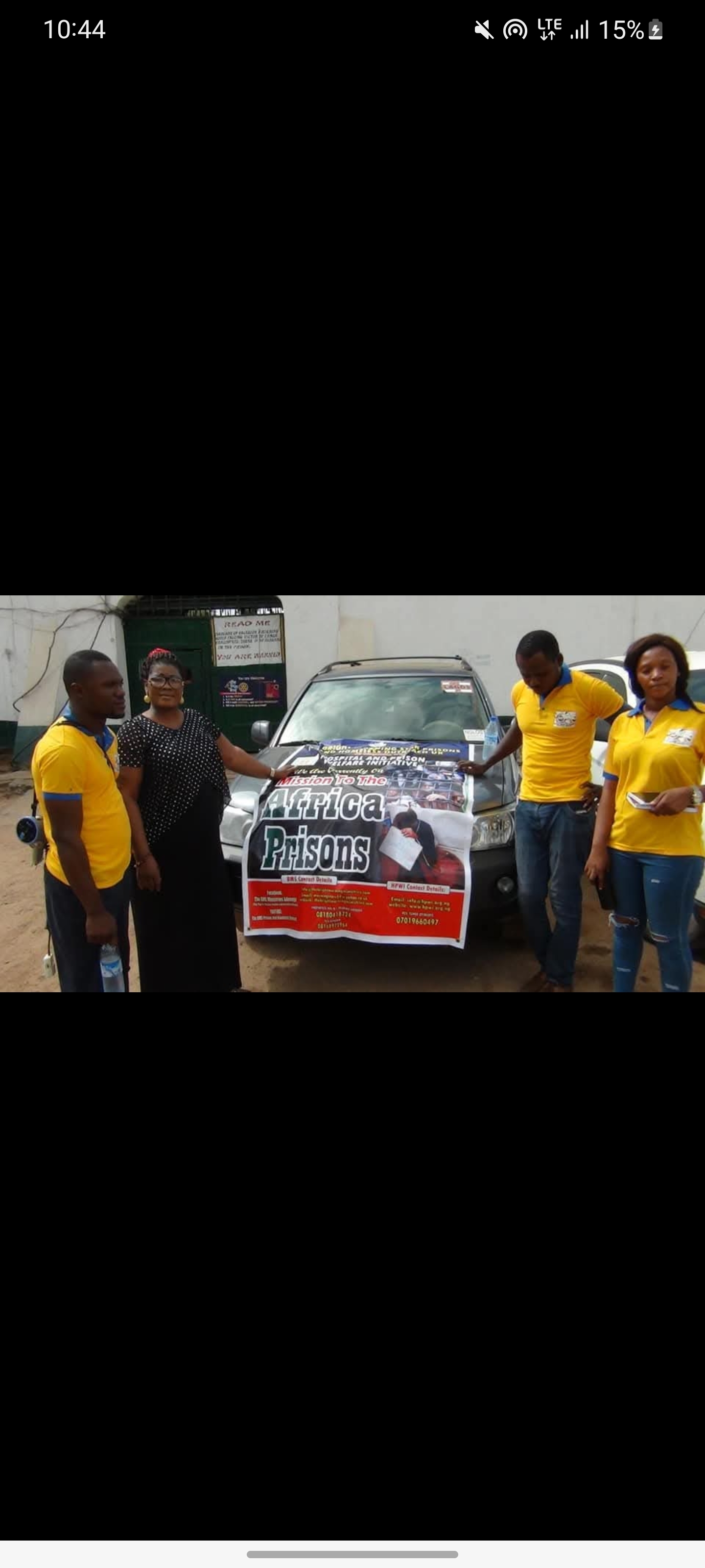 Foundation establishment at Ibara Prison 2015