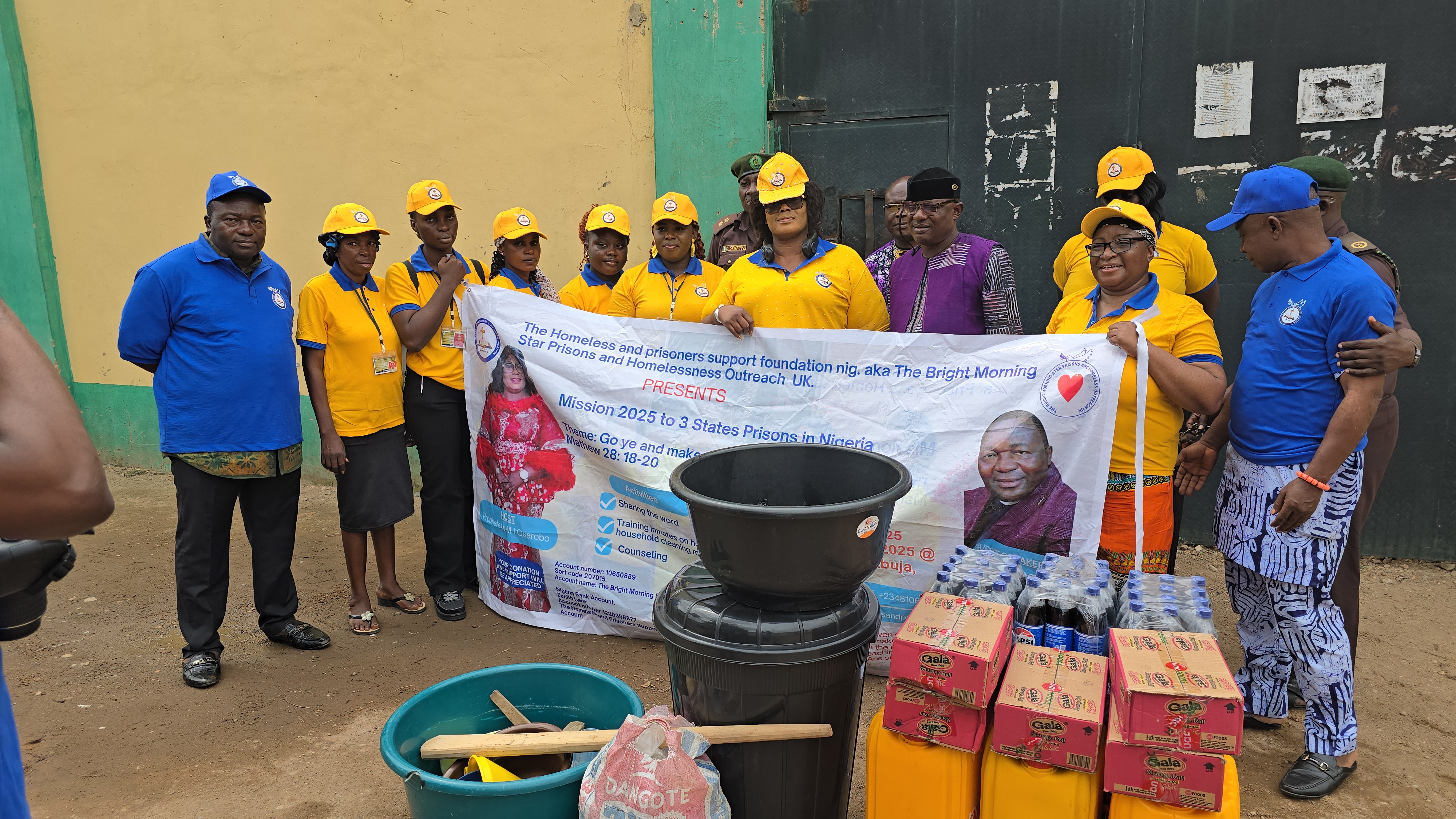 Ibara Prison Mission 2025 Team Photo