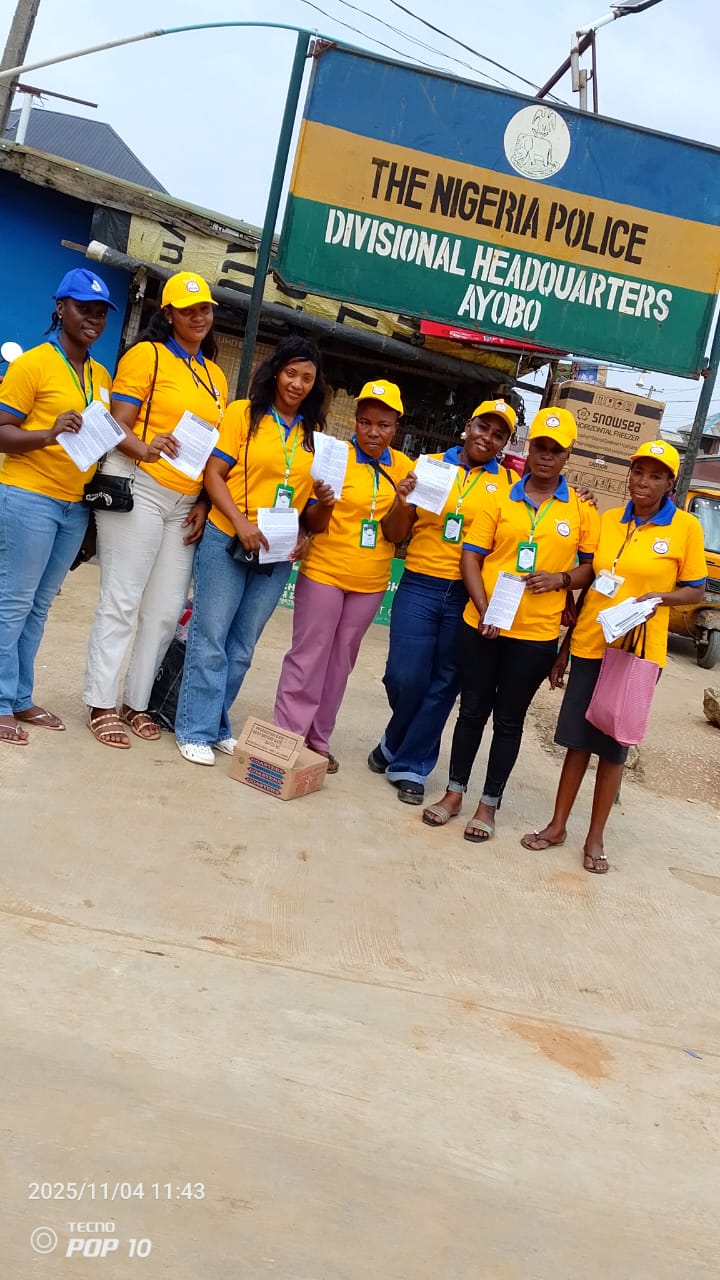 Volunteers with Outreach Materials