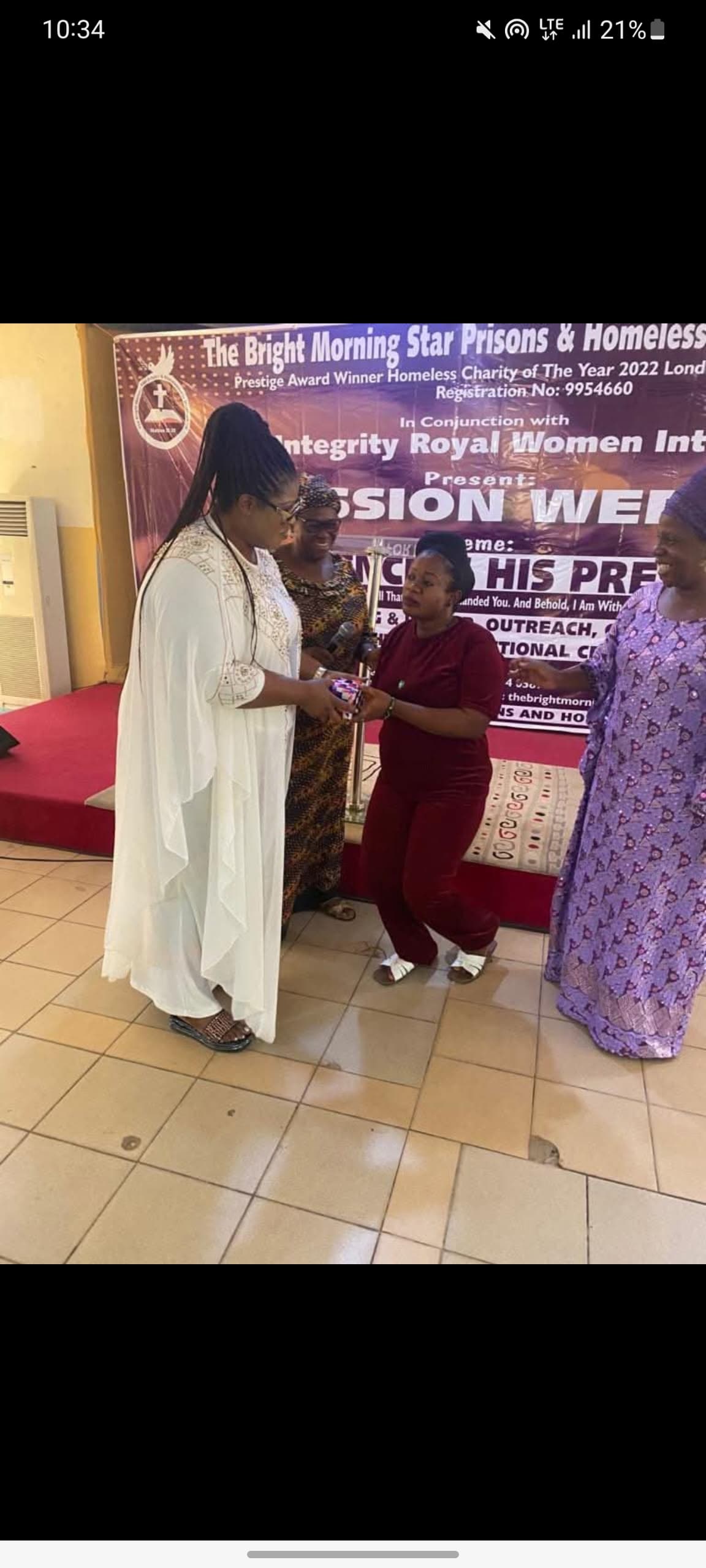 Mission Week Award Ceremony