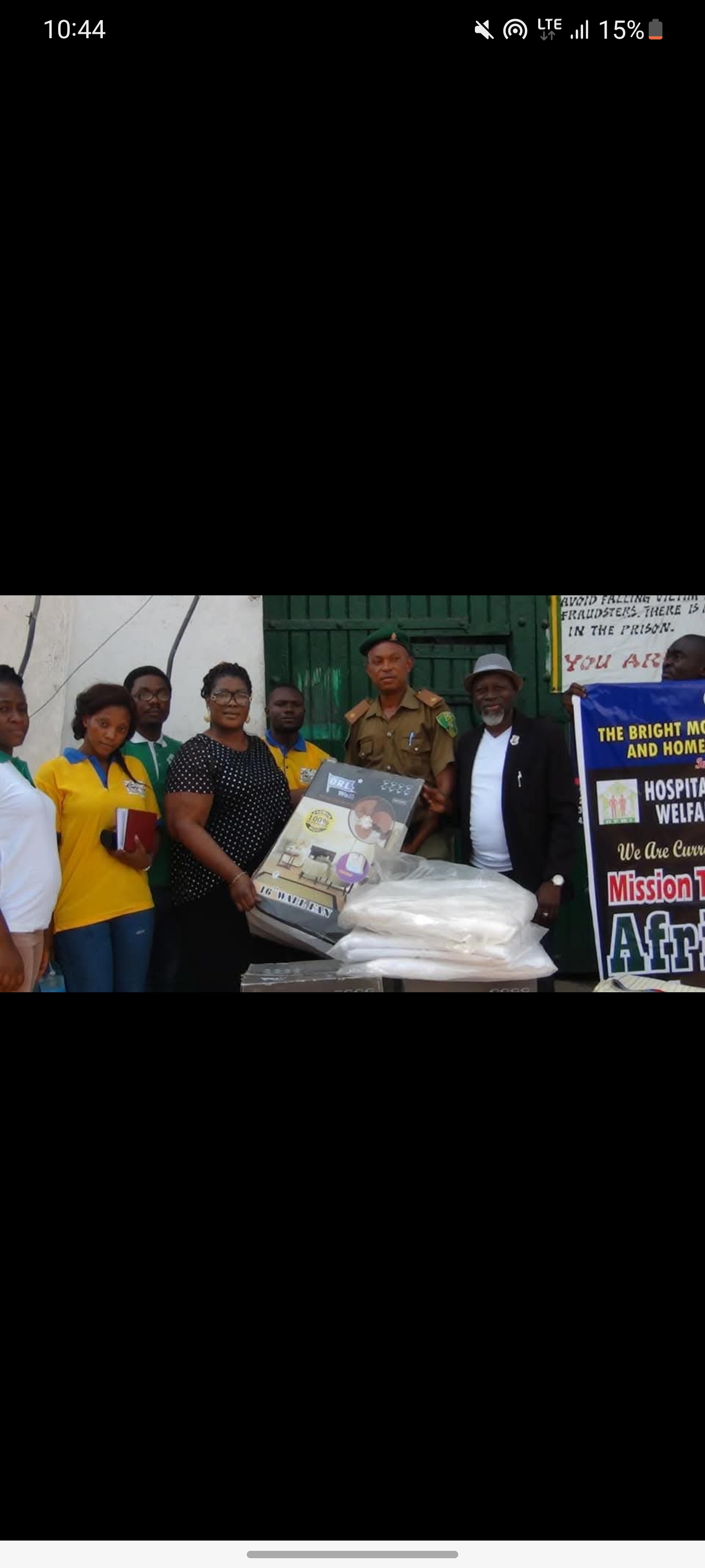 Essential supplies distribution to prisons